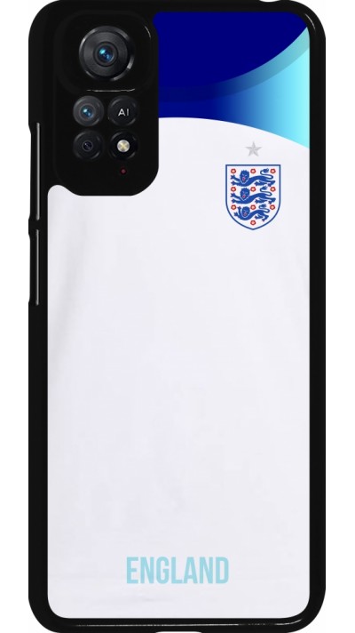 Coque Xiaomi Redmi Note 11 / 11S - Maillot de football Angleterre 2022 personnalisable