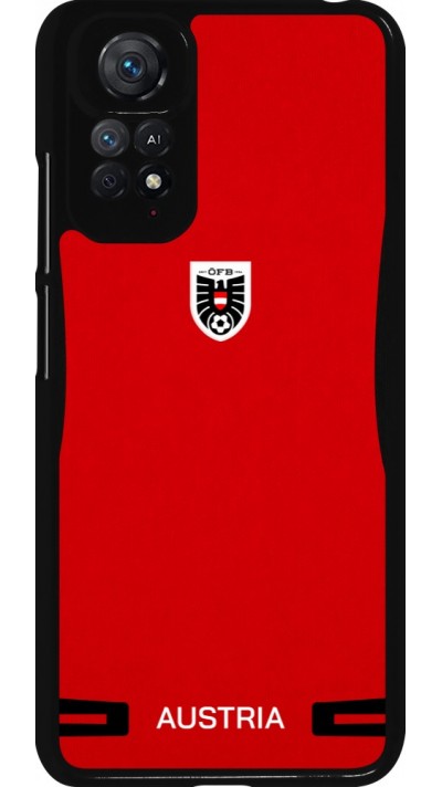 Coque Xiaomi Redmi Note 11 / 11S - Maillot de football Autriche 2026 personnalisable