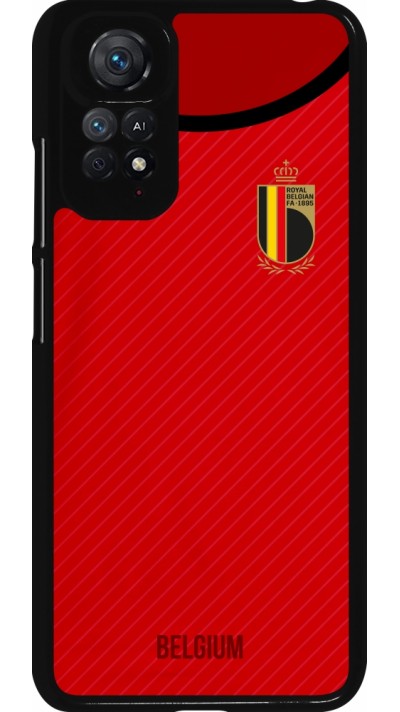Xiaomi Redmi Note 11 / 11S Case Hülle - Belgien 2022 personalisierbares Fußballtrikot