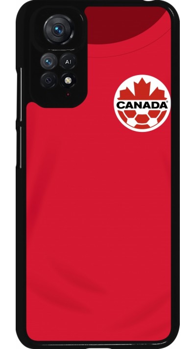 Xiaomi Redmi Note 11 / 11S Case Hülle - Kanada 2022 personalisierbares Fussballtrikot