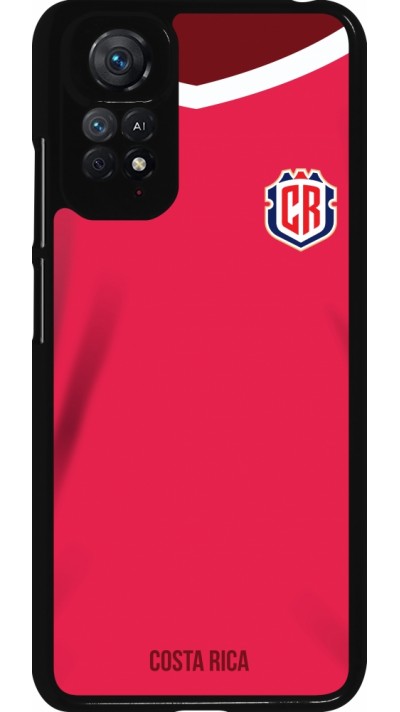 Coque Xiaomi Redmi Note 11 / 11S - Maillot de football Costa Rica 2022 personnalisable