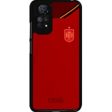 Xiaomi Redmi Note 11 / 11S Case Hülle - Spanien 2022 personalisierbares Fußballtrikot
