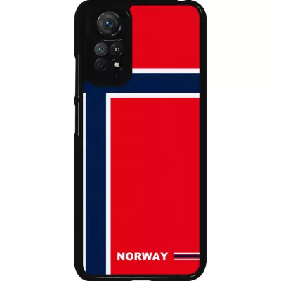 Xiaomi Redmi Note 11 / 11S Case Hülle - Norwegen 2026 personalisierbares Fussballtrikot