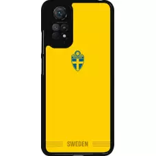 Xiaomi Redmi Note 11 / 11S Case Hülle - Schweden 2026 personalisierbares Fussballtrikot
