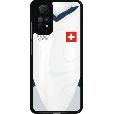 Coque Xiaomi Redmi Note 11 / 11S - Maillot de football Suisse Extérieur personnalisable