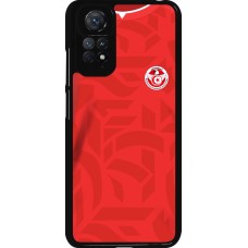 Coque Xiaomi Redmi Note 11 / 11S - Maillot de football Tunisie 2022 personnalisable
