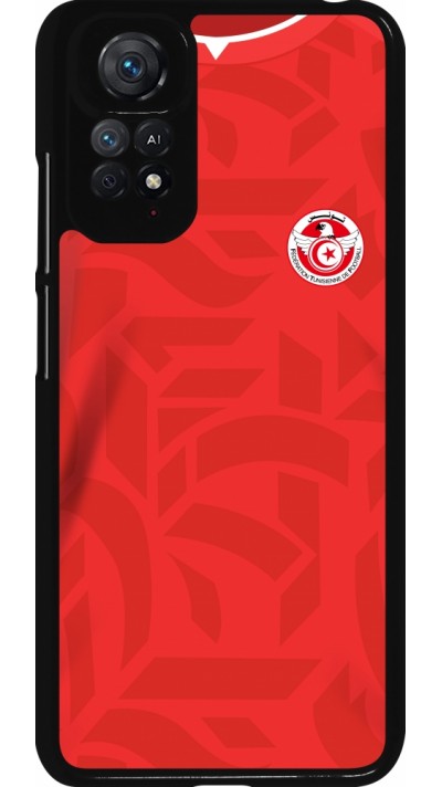 Coque Xiaomi Redmi Note 11 / 11S - Maillot de football Tunisie 2022 personnalisable