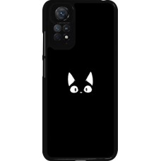 Coque Xiaomi Redmi Note 11 / 11S - Funny cat on black