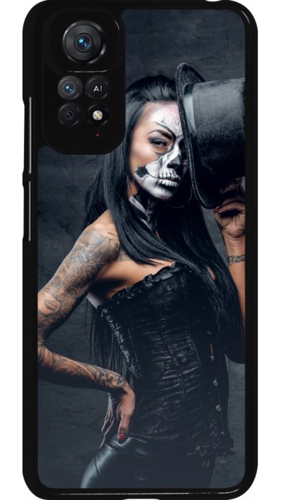 Xiaomi Redmi Note 11 / 11S Case Hülle - Halloween 22 Tattooed Girl