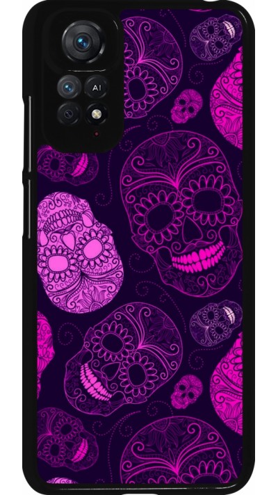 Xiaomi Redmi Note 11 / 11S Case Hülle - Halloween 2023 pink skulls