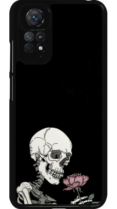 Xiaomi Redmi Note 11 / 11S Case Hülle - Halloween 2023 rose and skeleton
