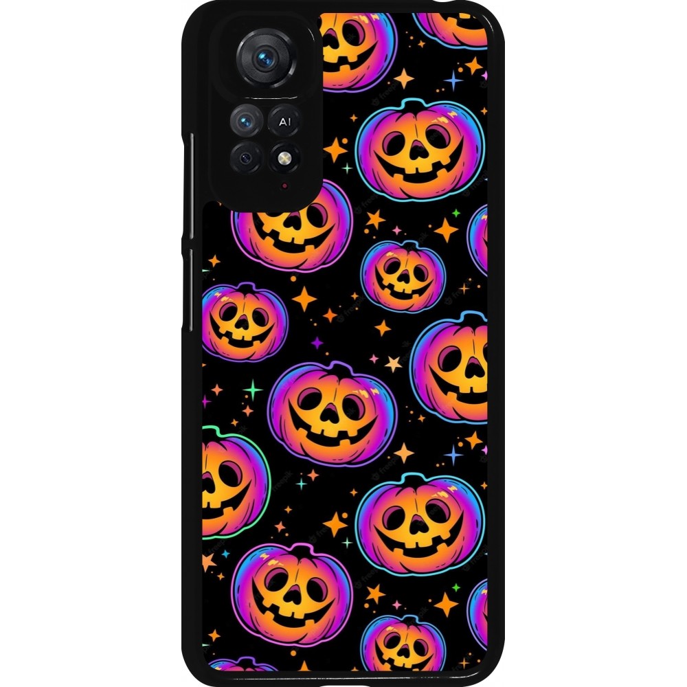 Coque Xiaomi Redmi Note 11 / 11S - Halloween 2024 rainbow pumpkins