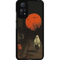 Xiaomi Redmi Note 11 / 11S Case Hülle - Halloween 2025 Ghost on a bicycle