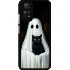 Xiaomi Redmi Note 11 / 11S Case Hülle - Halloween 2025 Ghost with black cat