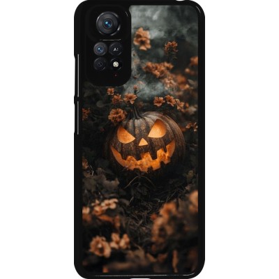 Xiaomi Redmi Note 11 / 11S Case Hülle - Halloween 2025 Pumpkin with flowers