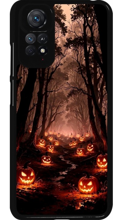 Xiaomi Redmi Note 11 / 11S Case Hülle - Halloween 2025 Road of Terrifying Pumpkins