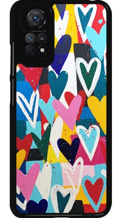 Xiaomi Redmi Note 11 / 11S Case Hülle - Joyful Hearts