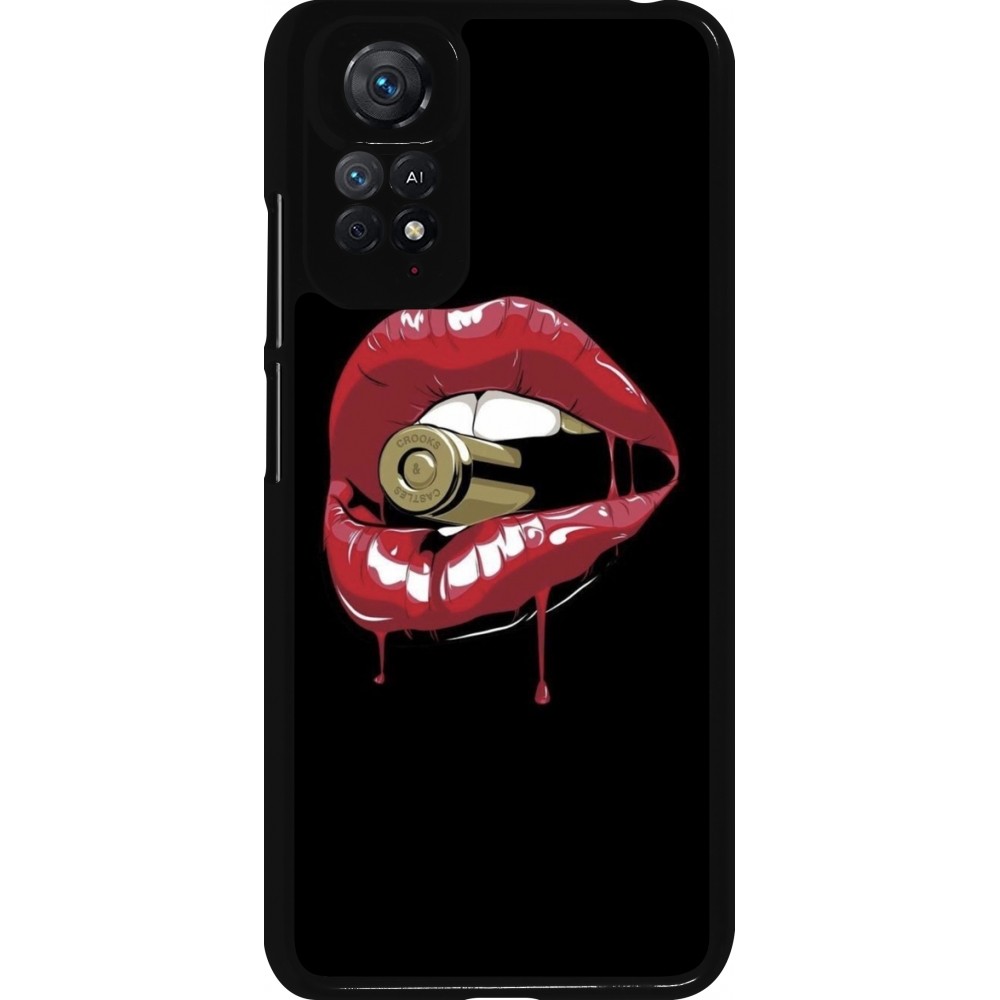 Xiaomi Redmi Note 11 / 11S Case Hülle - Lips bullet