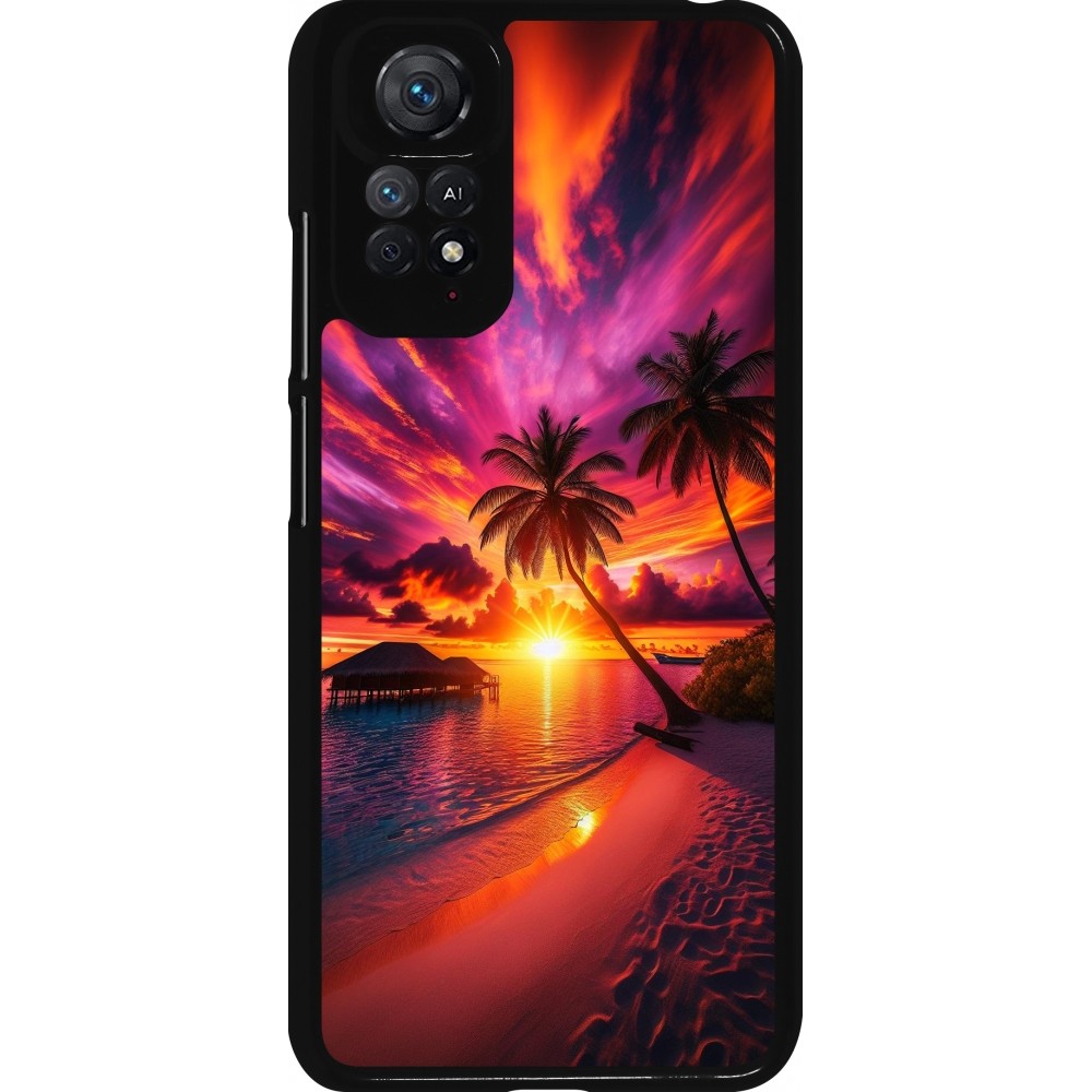 Xiaomi Redmi Note 11 / 11S Case Hülle - Malediven Abenddämmerung Glückseligkeit