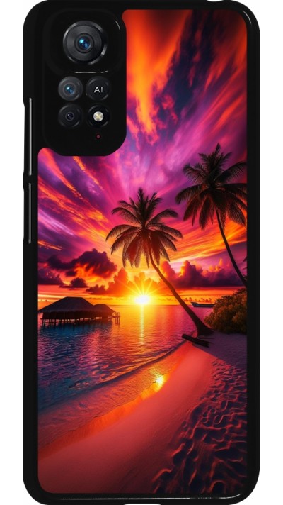 Xiaomi Redmi Note 11 / 11S Case Hülle - Malediven Abenddämmerung Glückseligkeit