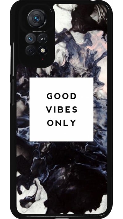 Xiaomi Redmi Note 11 / 11S Case Hülle - Marble Good Vibes Only