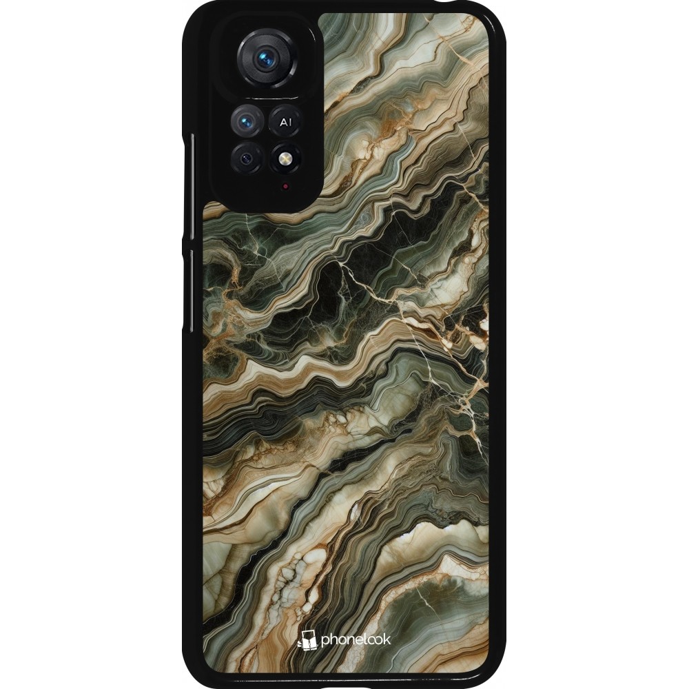 Xiaomi Redmi Note 11 / 11S Case Hülle - Oliv Marmor