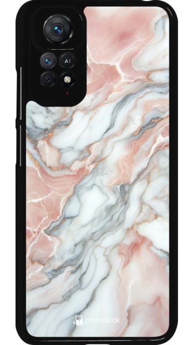 Xiaomi Redmi Note 11 / 11S Case Hülle - Rosa Leuchtender Marmor
