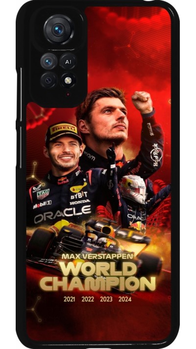 Coque Xiaomi Redmi Note 11 / 11S - Max Verstappen Champion 2023