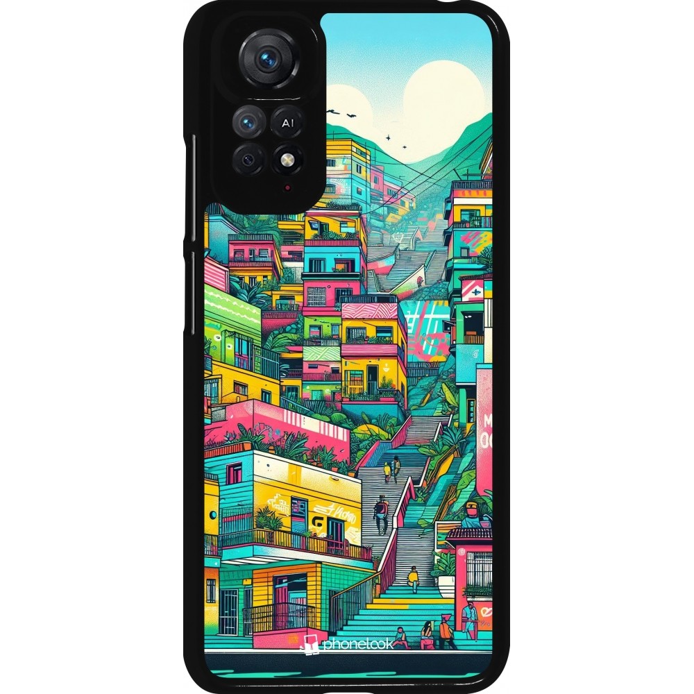 Xiaomi Redmi Note 11 / 11S Case Hülle - Medellin Comuna 13 Kunst