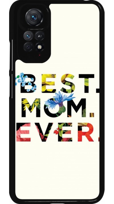 Coque Xiaomi Redmi Note 11 / 11S - Mom 2023 best Mom ever flowers