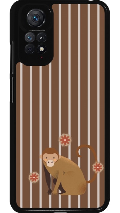 Xiaomi Redmi Note 11 / 11S Case Hülle - Monkey with stripes