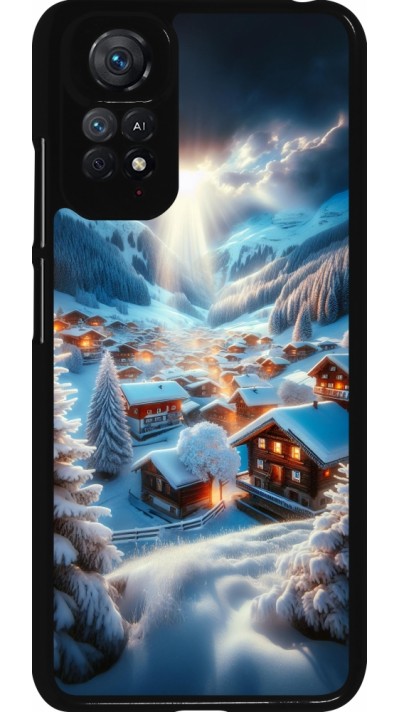 Xiaomi Redmi Note 11 / 11S Case Hülle - Berg Schnee Licht