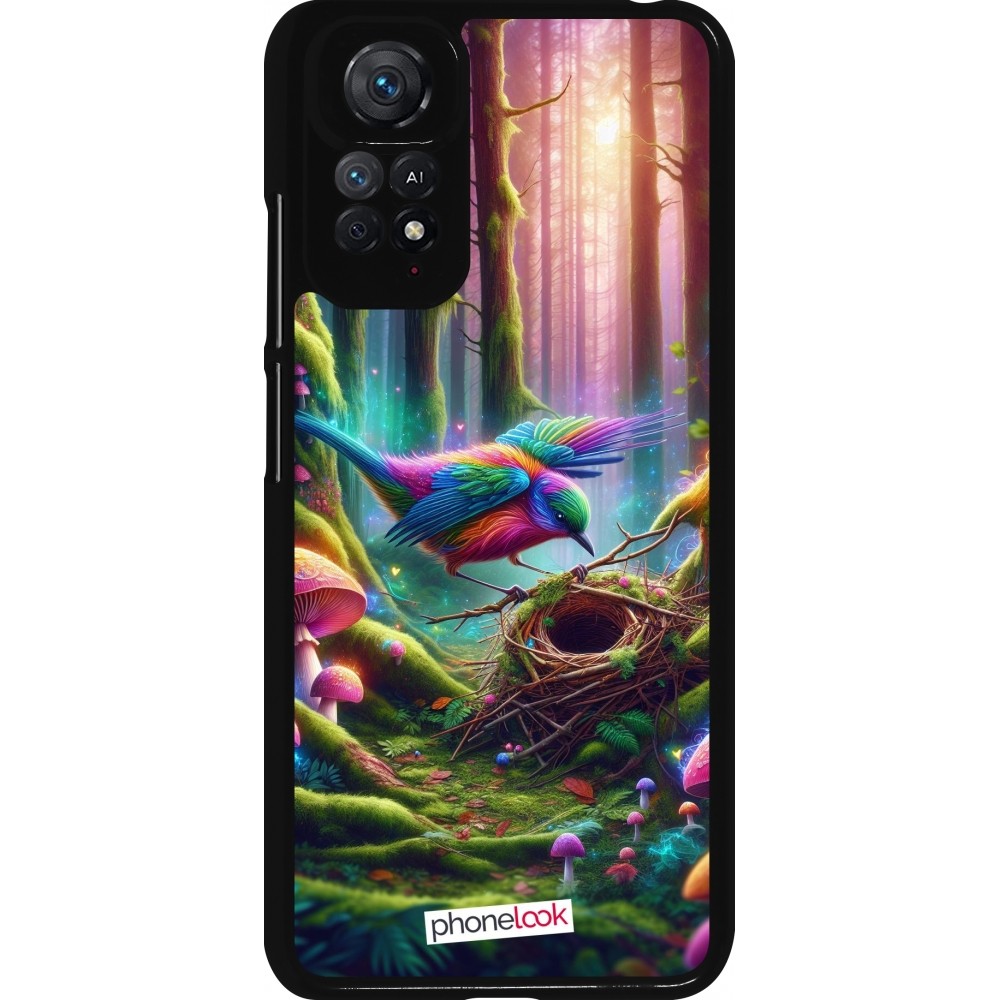 Xiaomi Redmi Note 11 / 11S Case Hülle - Vogel Nest Wald