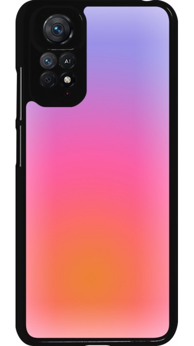 Xiaomi Redmi Note 11 / 11S Case Hülle - Orange Pink Blue Gradient