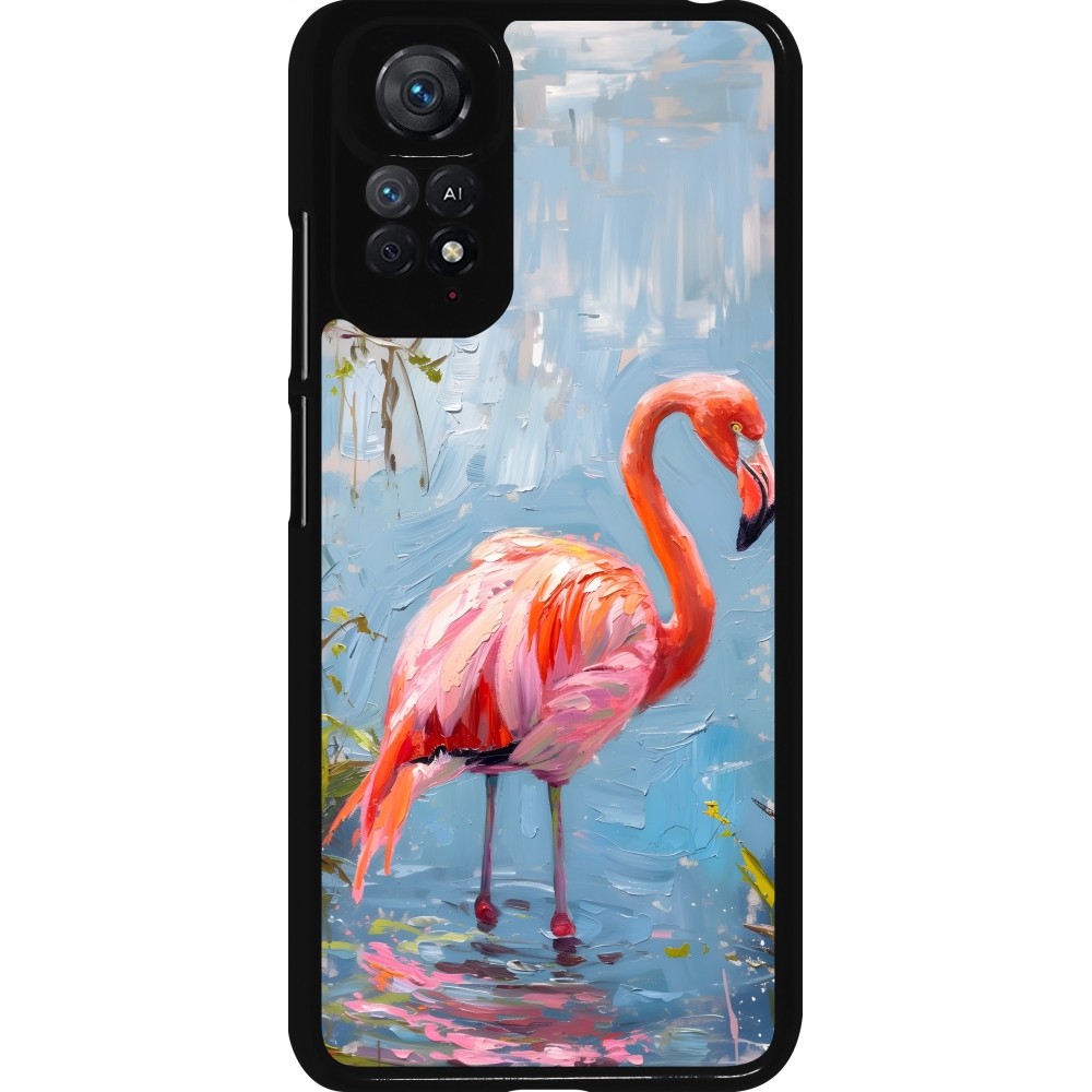 Xiaomi Redmi Note 11 / 11S Case Hülle - Paint Flamingo