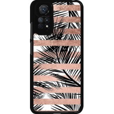 Xiaomi Redmi Note 11 / 11S Case Hülle - Palm trees gold stripes