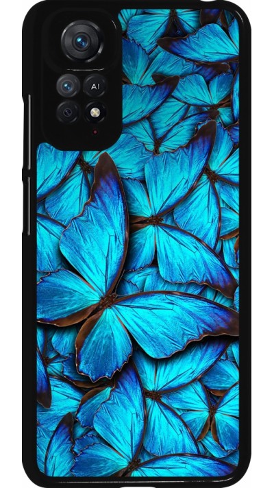 Coque Xiaomi Redmi Note 11 / 11S - Papillon bleu