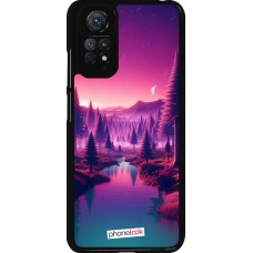 Coque Xiaomi Redmi Note 11 / 11S - Paysage Violet-Rose