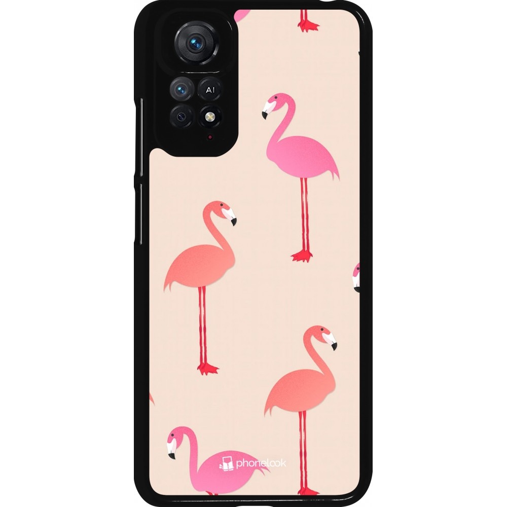 Xiaomi Redmi Note 11 / 11S Case Hülle - Pink Flamingos Pattern