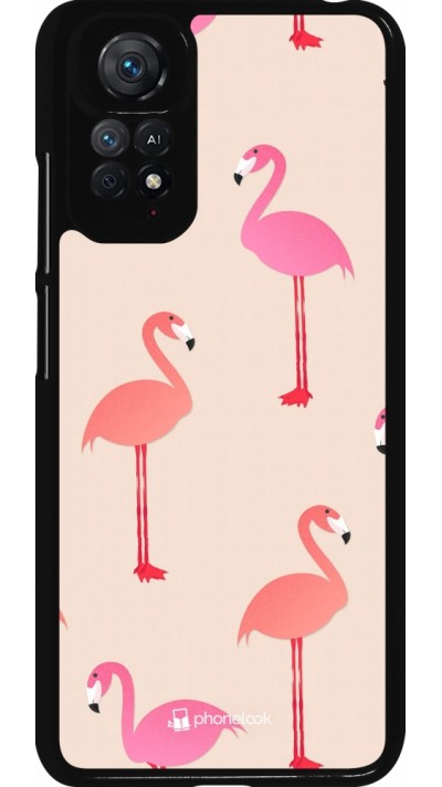 Xiaomi Redmi Note 11 / 11S Case Hülle - Pink Flamingos Pattern