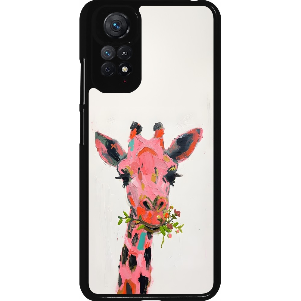 Coque Xiaomi Redmi Note 11 / 11S - Pink Girafe Paint