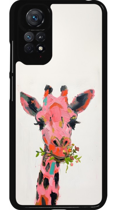Xiaomi Redmi Note 11 / 11S Case Hülle - Pink Girafe Paint