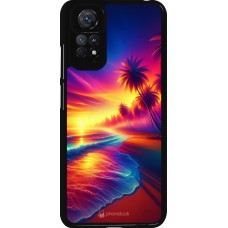 Xiaomi Redmi Note 11 / 11S Case Hülle - Strand Sonnenuntergang auffällig