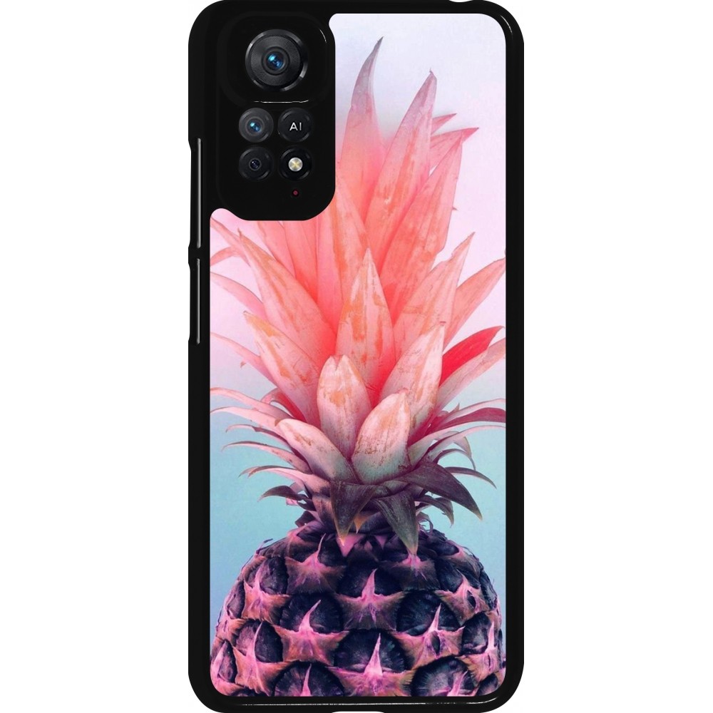 Xiaomi Redmi Note 11 / 11S Case Hülle - Purple Pink Pineapple