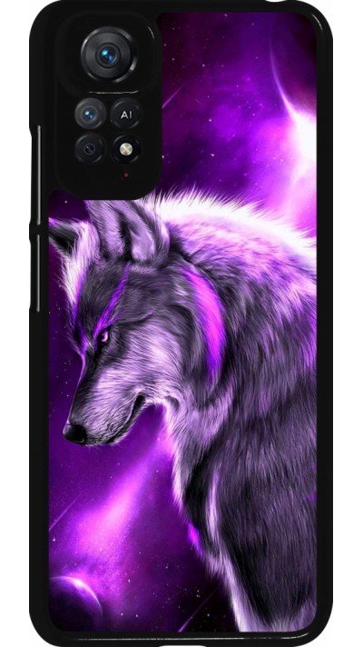 Xiaomi Redmi Note 11 / 11S Case Hülle - Purple Sky Wolf