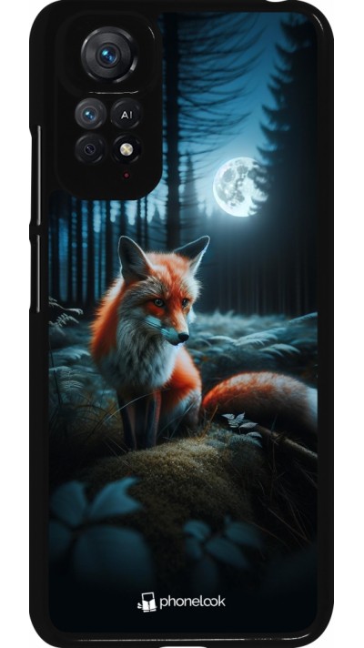 Xiaomi Redmi Note 11 / 11S Case Hülle - Fuchs Mond Wald