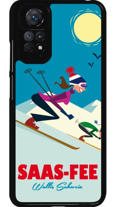 Coque Xiaomi Redmi Note 11 / 11S - Saas-Fee Ski Downhill