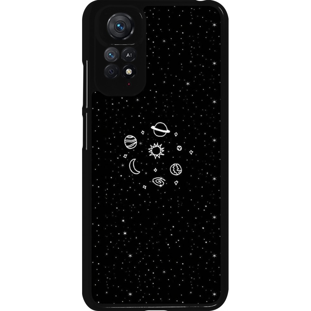 Xiaomi Redmi Note 11 / 11S Case Hülle - Space Doodle