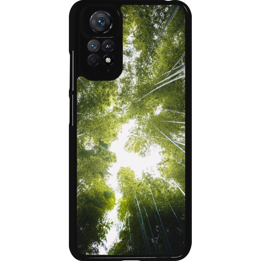 Xiaomi Redmi Note 11 / 11S Case Hülle - Spring 23 forest blue sky