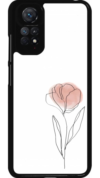 Xiaomi Redmi Note 11 / 11S Case Hülle - Spring 23 minimalist flower